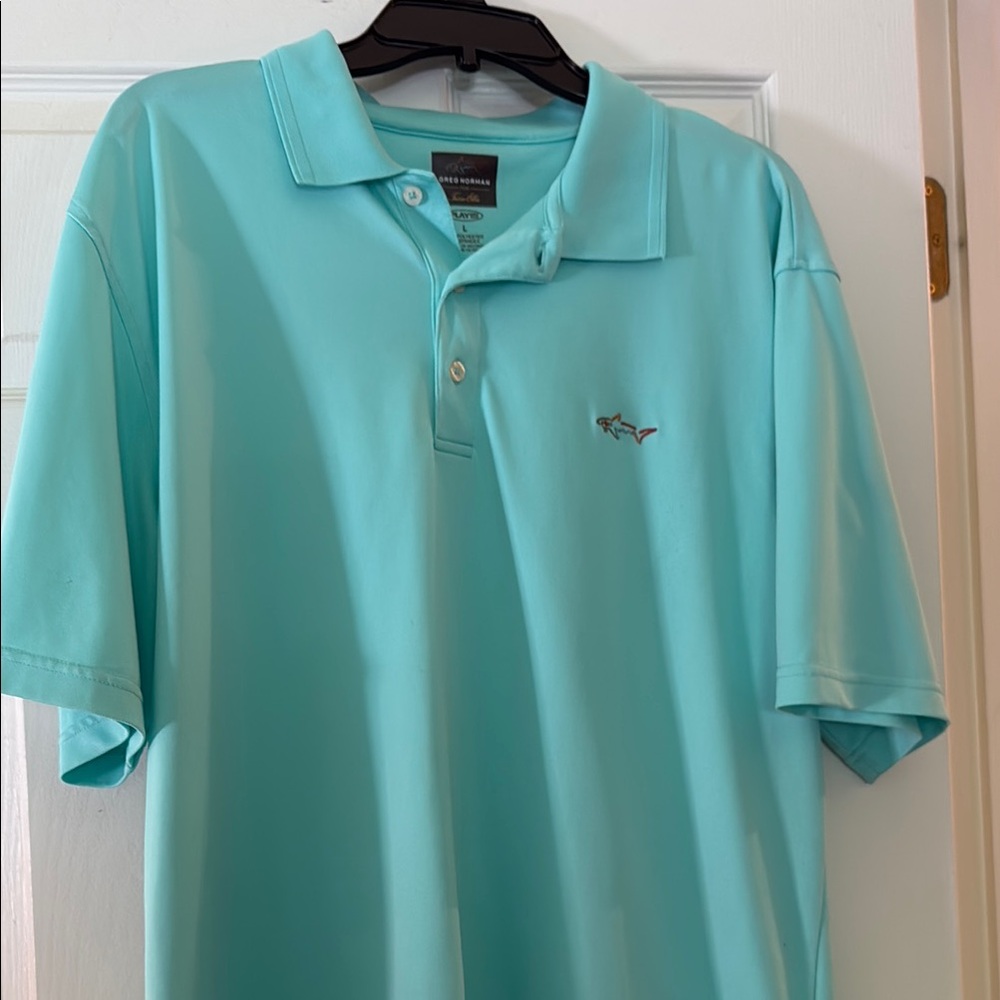 Greg Norman Collection Mint Polo Shirt Classic Style